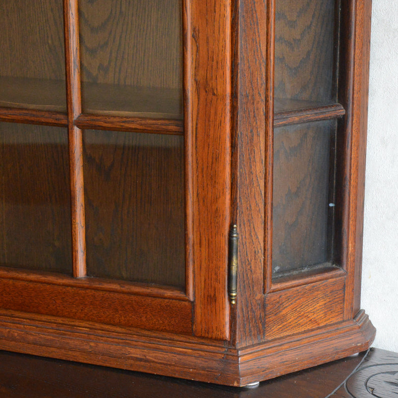 オランダヴィンテージ ウォールガラスキャビネット２(鍵付き）