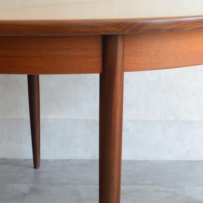 G-PLAN ジープラン　エクステンション ラウンドテーブル83(天板剥離再塗装）