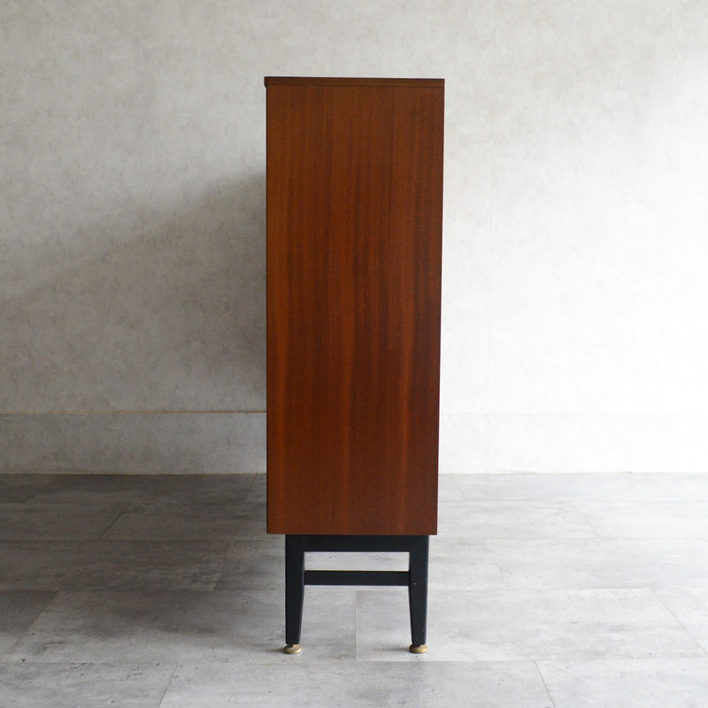 Nathan ネイサン ガラスキャビネット/カップボード 54（天板剥離再塗装済）