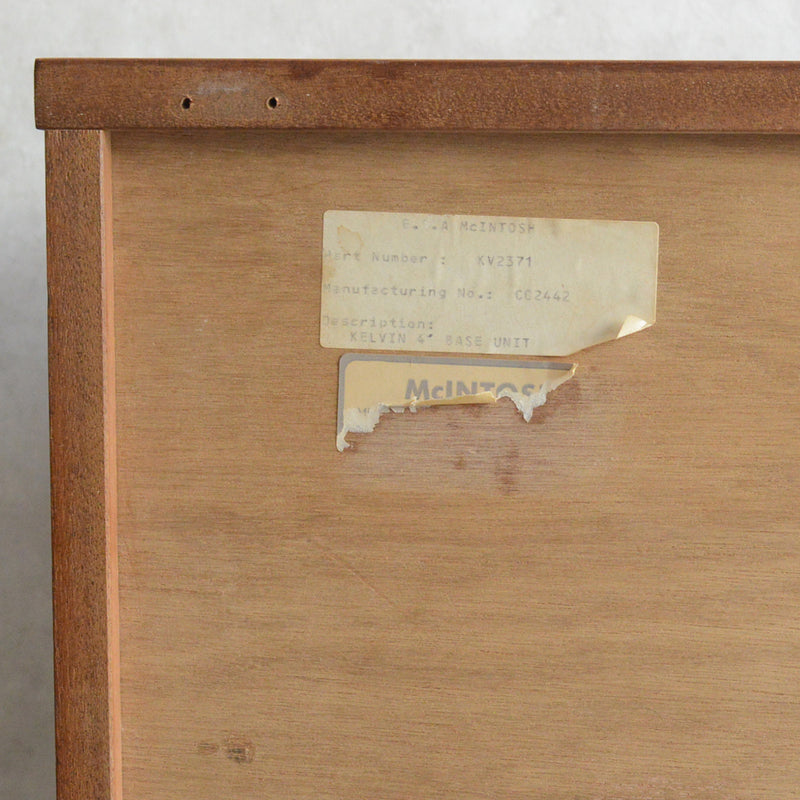 A.H.McIntosh マッキントッシュ キャビネット/28(天板剝離再塗装済)