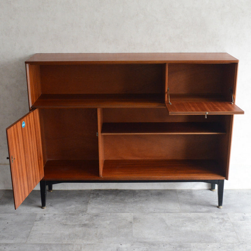 Nathan ネイサン ガラスキャビネット/カップボード 54（天板剥離再塗装済）