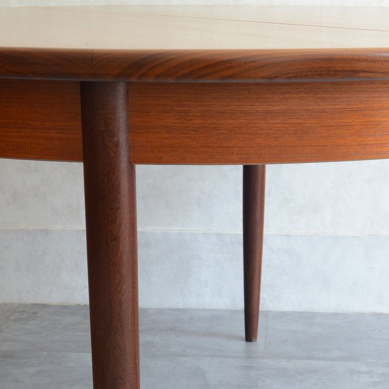 G-PLAN ジープラン　エクステンション ラウンドテーブル83(天板剥離再塗装）