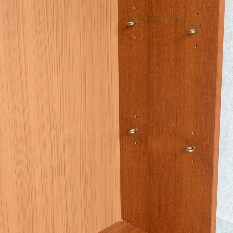 ミッドセンチュリー ヴィンテージ　チーク ガラスキャビネット 75