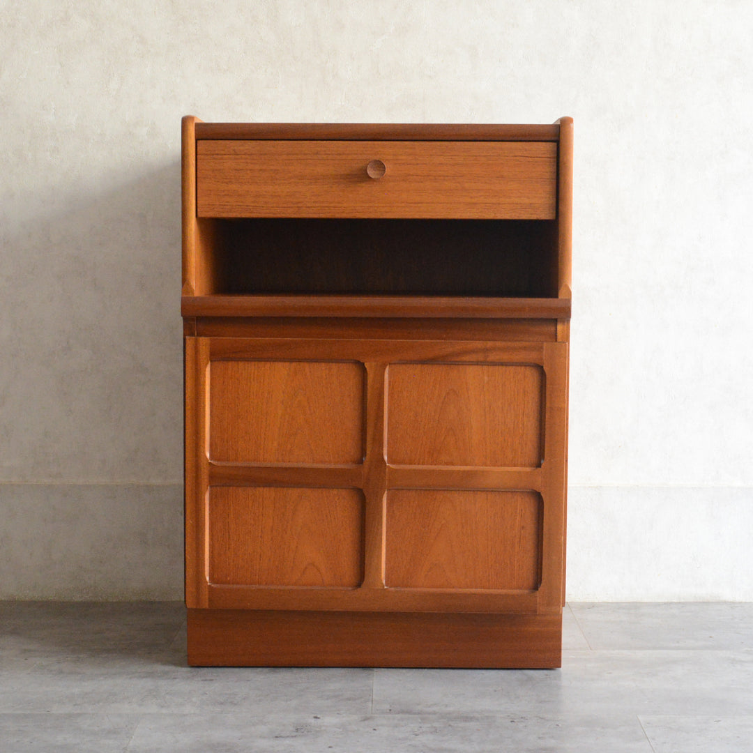 Nathan ネイサン 抽斗付 コンパクトキャビネット/レコードキャビネット95 (天板隔離再塗装済）