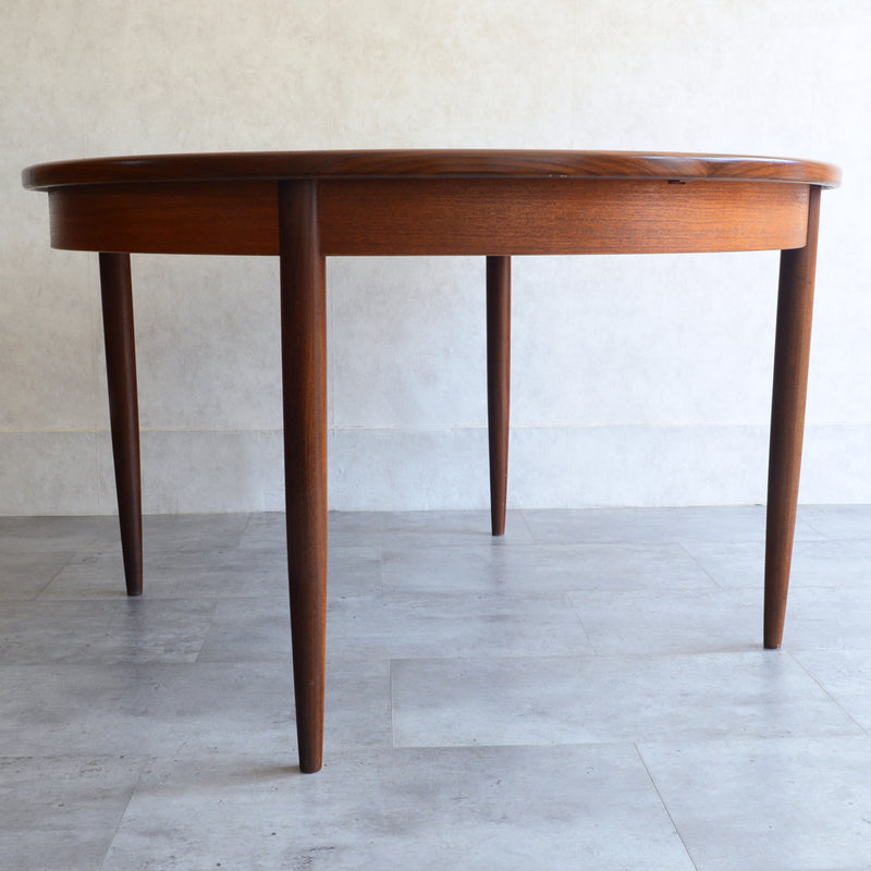 G-PLAN ジープラン　エクステンション ラウンドテーブル83(天板剥離再塗装）