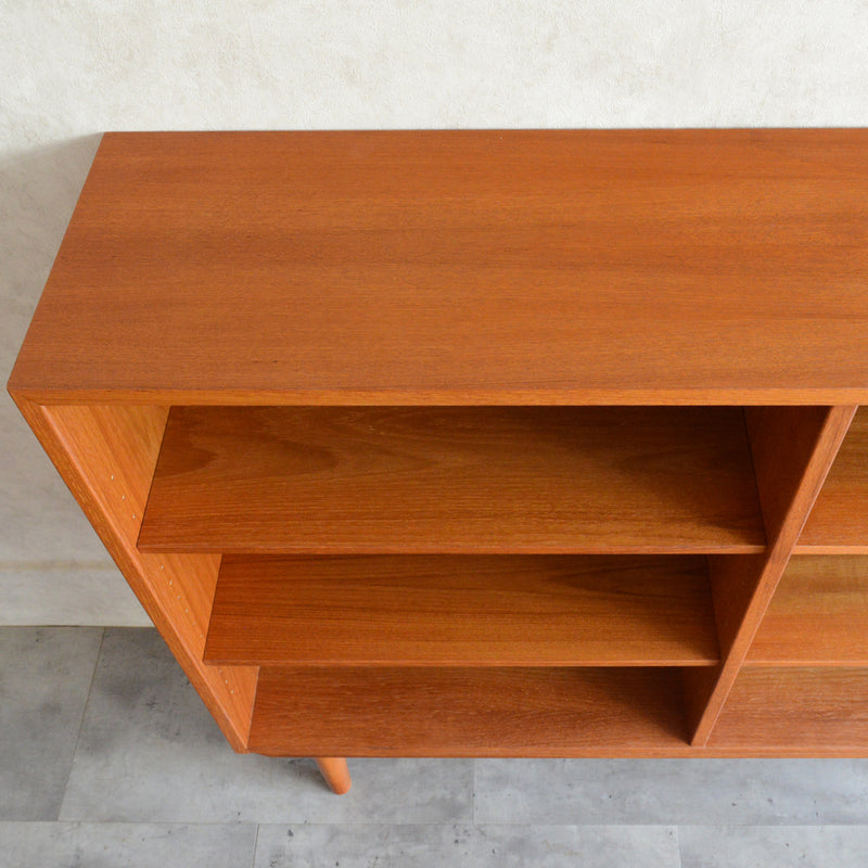 デンマークヴィンテージ　チーク オープンシェルフ 本棚 6-76