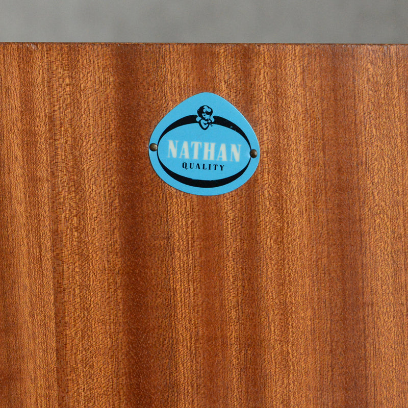 Nathan ネイサン ガラスキャビネット/カップボード 54（天板剥離再塗装済）