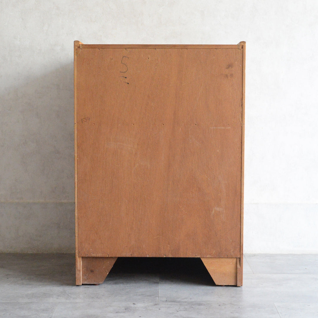 Nathan ネイサン 抽斗付 コンパクトキャビネット/レコードキャビネット95 (天板隔離再塗装済）