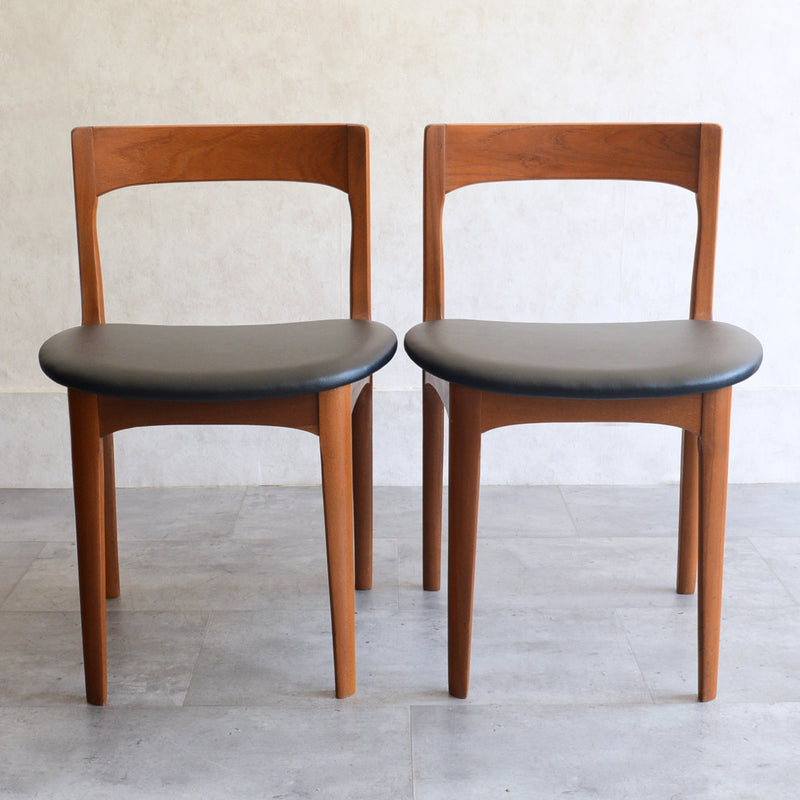 Nathanネイサン ダイニングチェア ２脚セットS37(座面張替済)