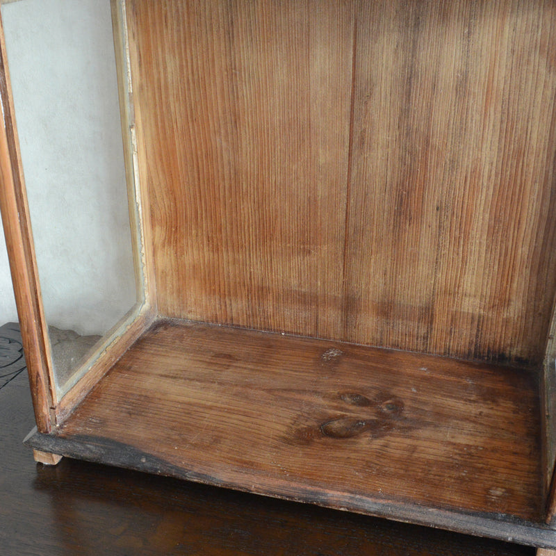 ヴィンテージチーク　ガラススモールショーケース３