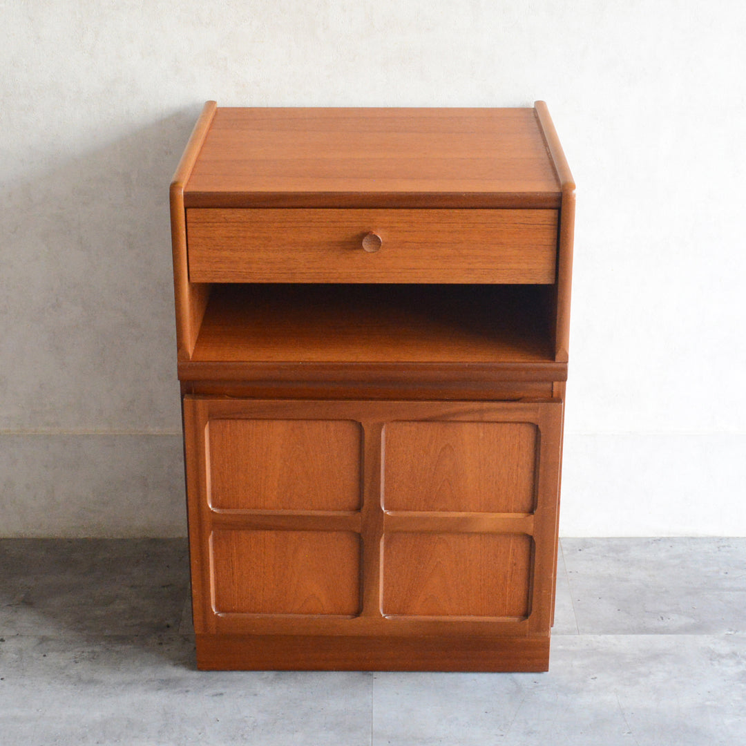 Nathan ネイサン 抽斗付 コンパクトキャビネット/レコードキャビネット95 (天板隔離再塗装済）