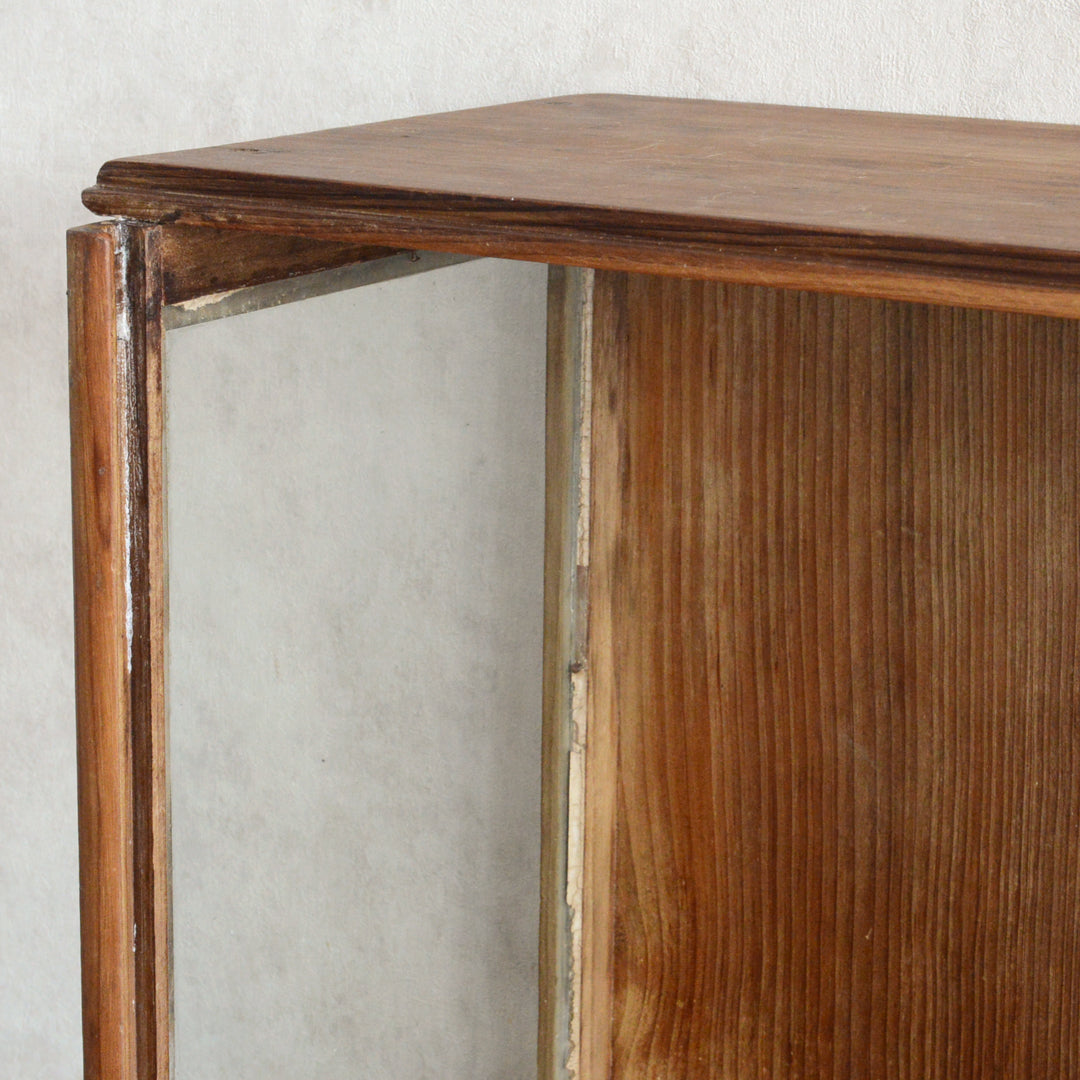 ヴィンテージチーク　ガラススモールショーケース３