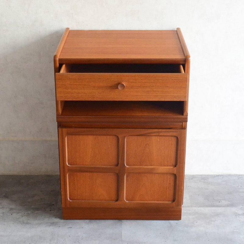 Nathan ネイサン 抽斗付 コンパクトキャビネット/レコードキャビネット95 (天板隔離再塗装済）