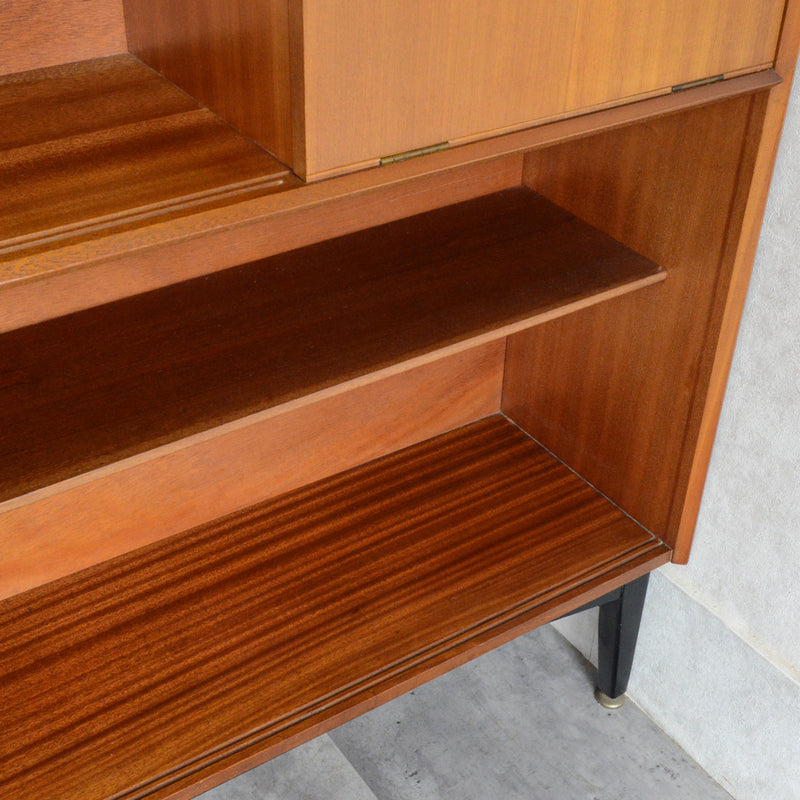 Nathan ネイサン ガラスキャビネット/カップボード 54（天板剥離再塗装済）