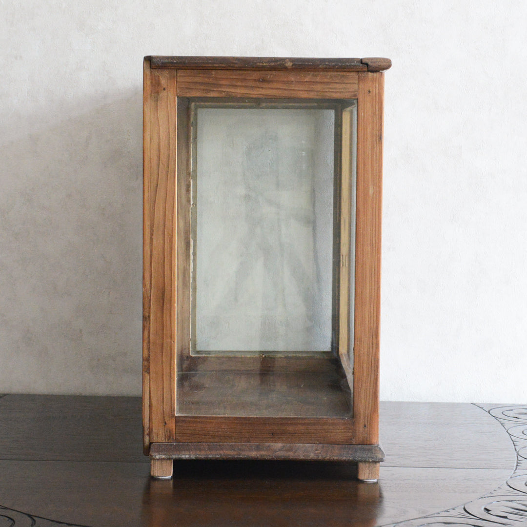 ヴィンテージチーク　ガラススモールショーケース３