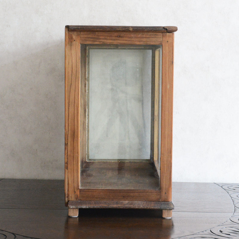 ヴィンテージチーク　ガラススモールショーケース３