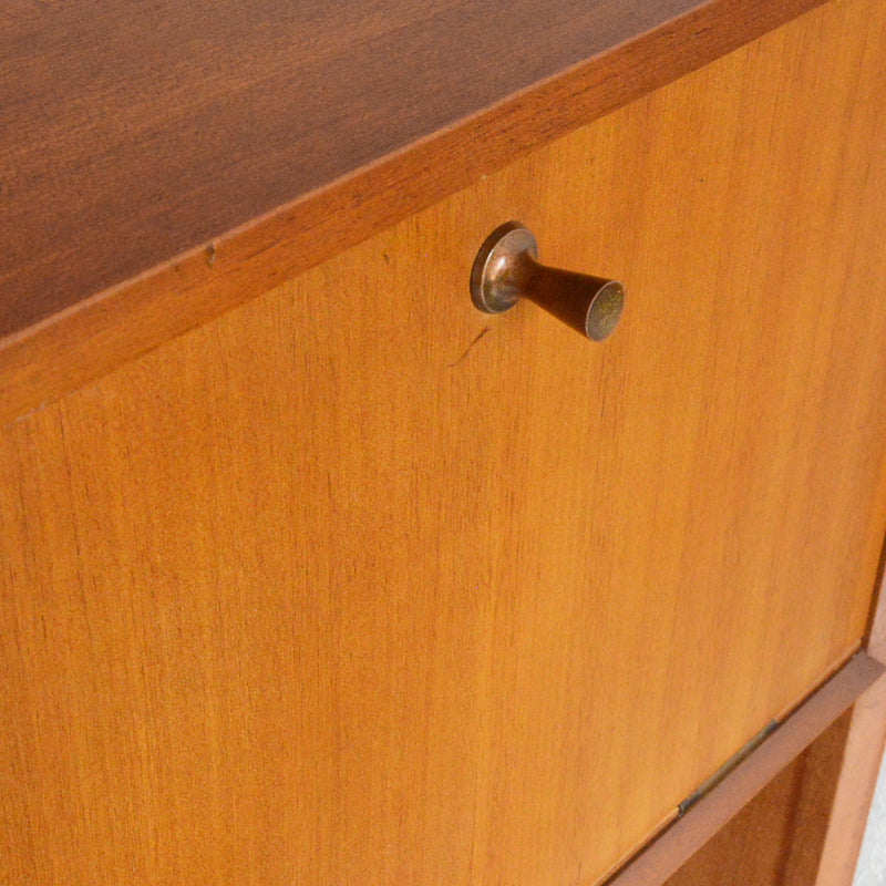 Nathan ネイサン ガラスキャビネット/カップボード 54（天板剥離再塗装済）