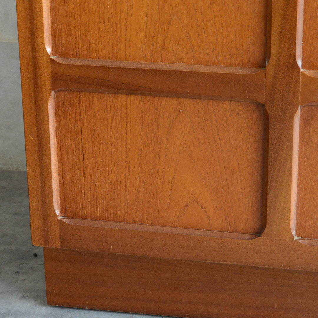 Nathan ネイサン 抽斗付 コンパクトキャビネット/レコードキャビネット95 (天板隔離再塗装済）