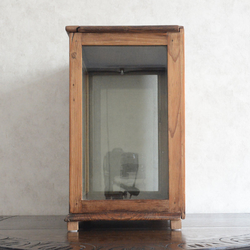 ヴィンテージチーク　ガラススモールショーケース３