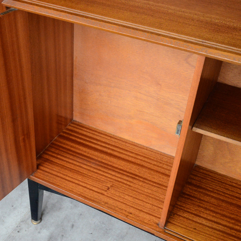 Nathan ネイサン ガラスキャビネット/カップボード 54（天板剥離再塗装済）