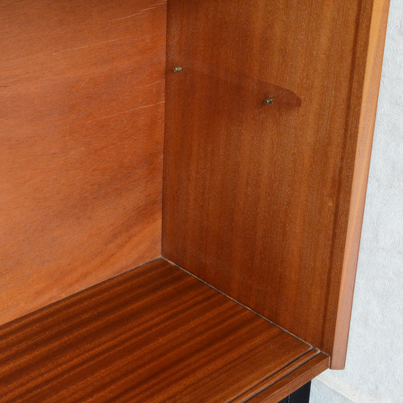 Nathan ネイサン ガラスキャビネット/カップボード 54（天板剥離再塗装済）