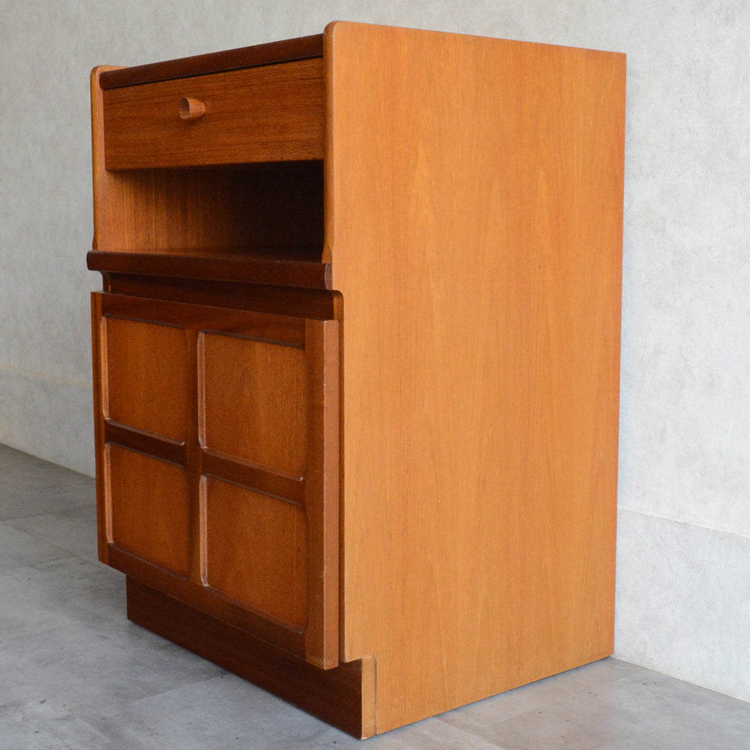 Nathan ネイサン 抽斗付 コンパクトキャビネット/レコードキャビネット95 (天板隔離再塗装済）