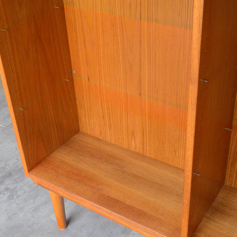 デンマークヴィンテージ　チーク オープンシェルフ 本棚 6-76