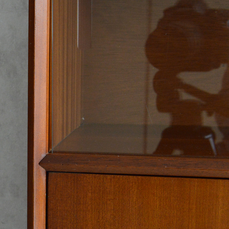 Nathan ネイサン ガラスキャビネット/カップボード 54（天板剥離再塗装済）