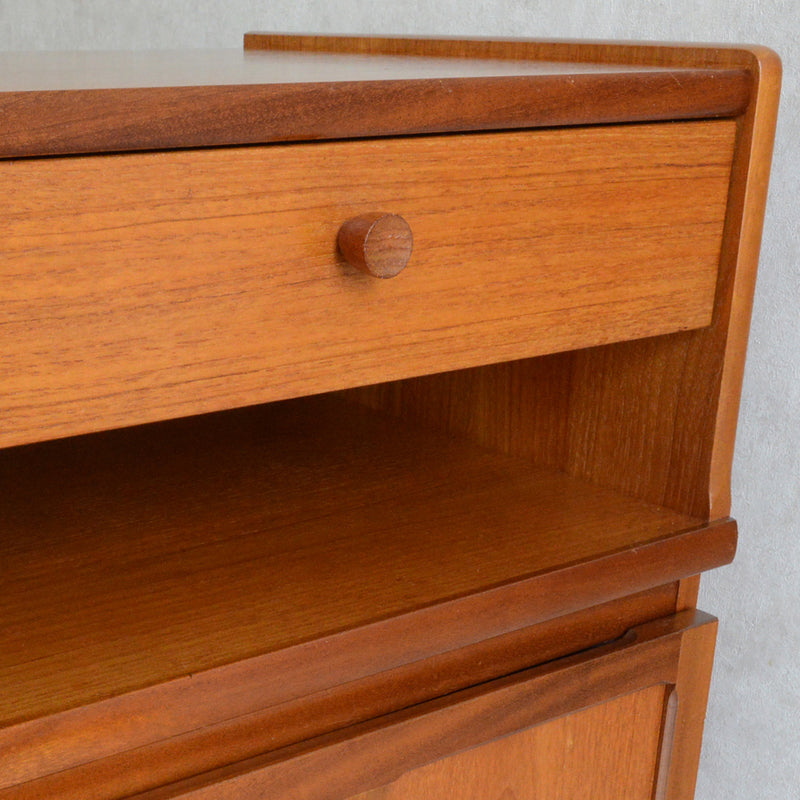 Nathan ネイサン 抽斗付 コンパクトキャビネット/レコードキャビネット95 (天板隔離再塗装済）