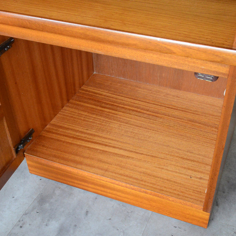 Nathan ネイサン 抽斗付 コンパクトキャビネット/レコードキャビネット95 (天板隔離再塗装済）