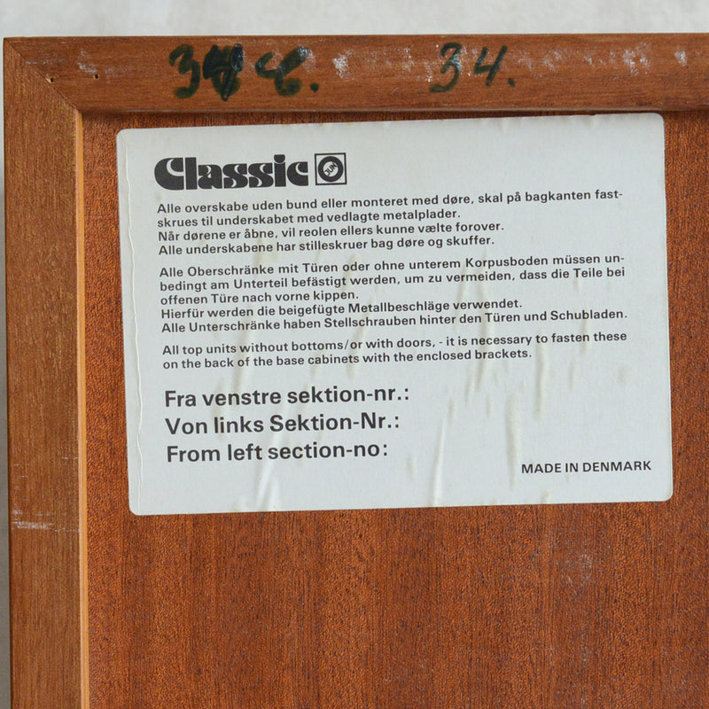 デンマークヴィンテージ　チーク オープンシェルフ 本棚 6-76