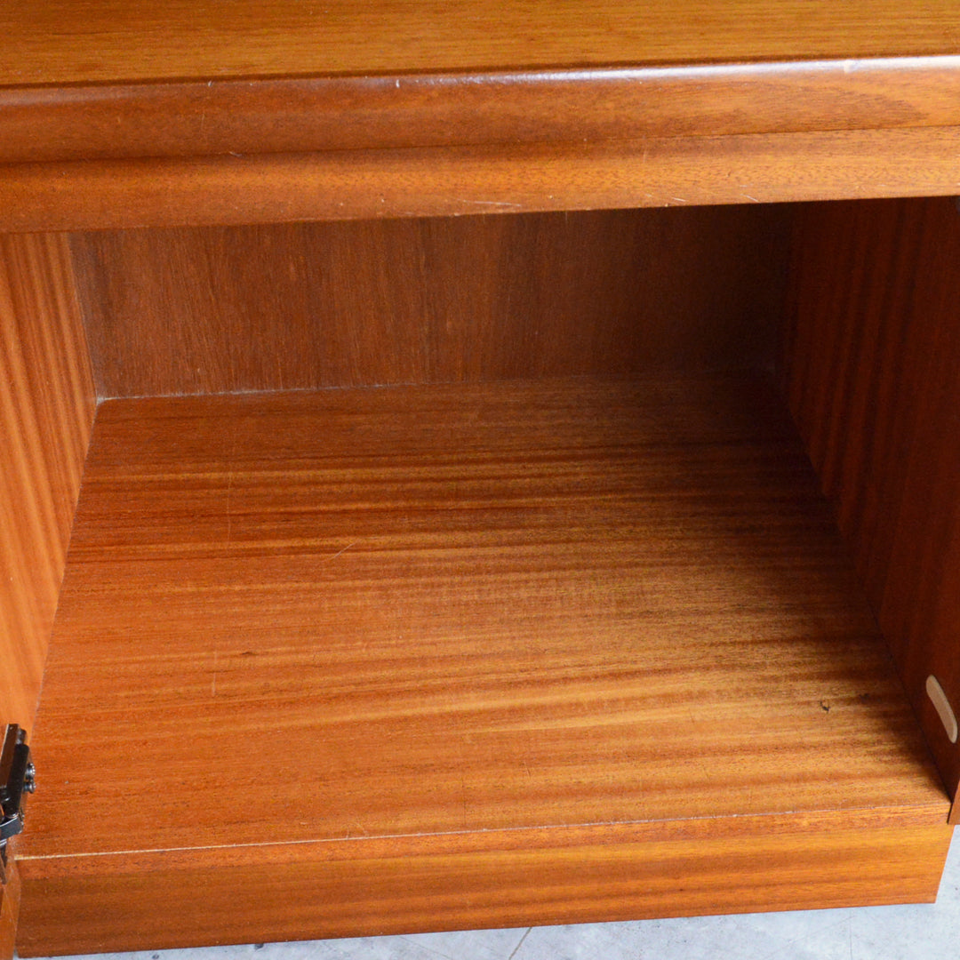 Nathan ネイサン 抽斗付 コンパクトキャビネット/レコードキャビネット95 (天板隔離再塗装済）