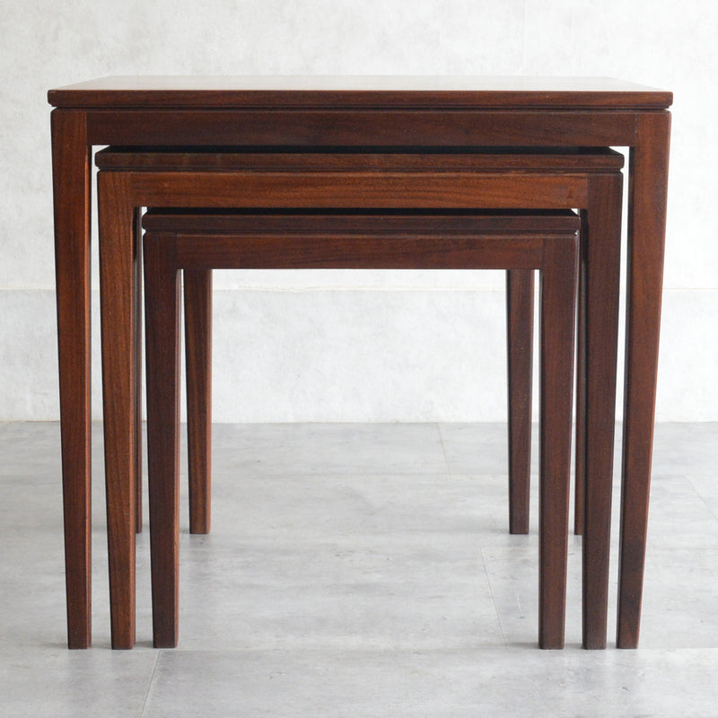 北欧 チーク ネストテーブル 04