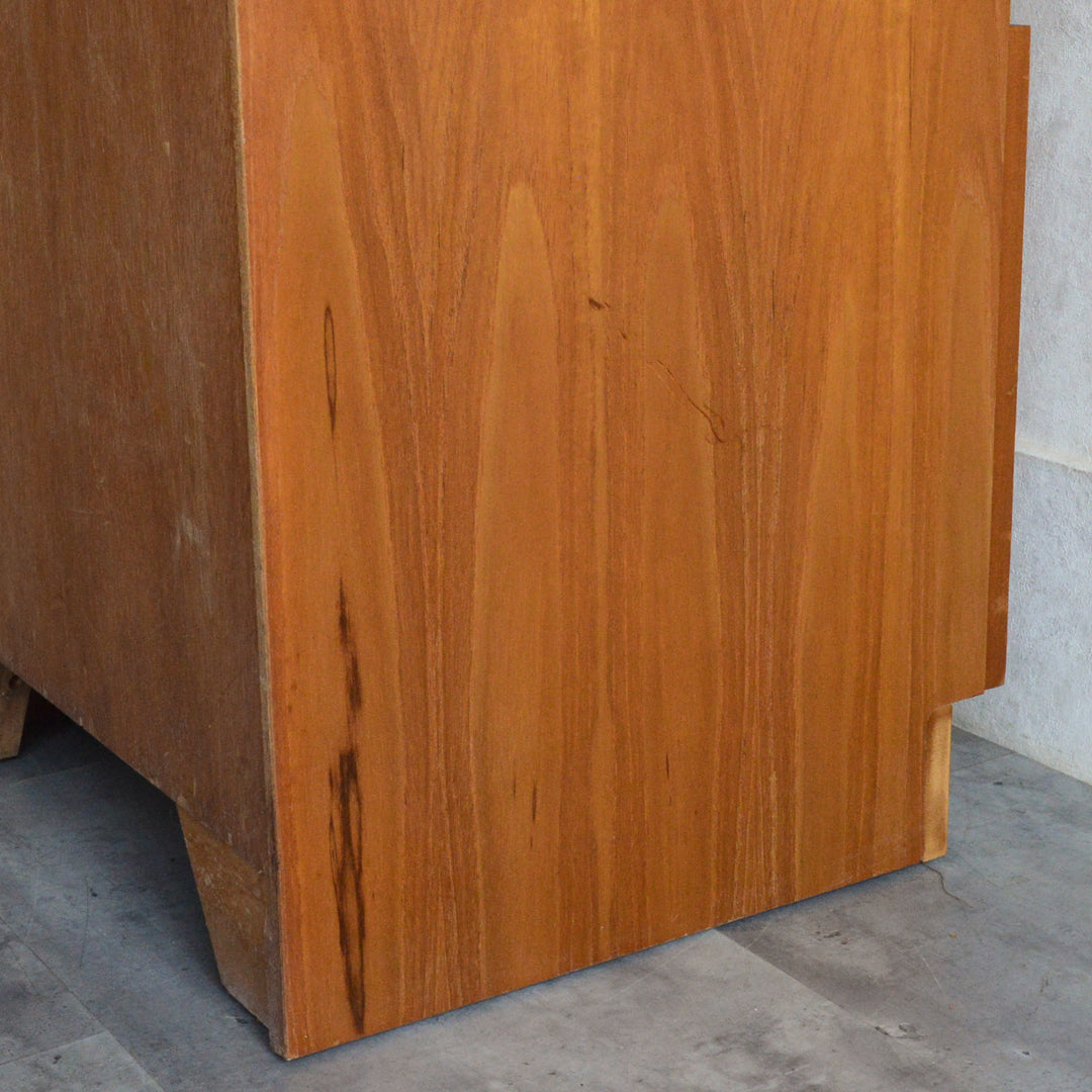 Nathan ネイサン 抽斗付 コンパクトキャビネット/レコードキャビネット95 (天板隔離再塗装済）