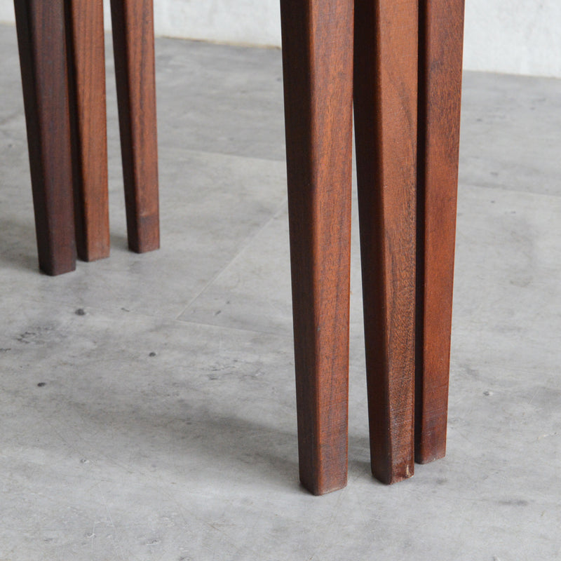 北欧 チーク ネストテーブル 04