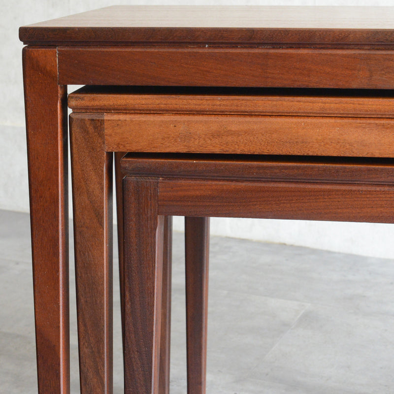 北欧 チーク ネストテーブル 04