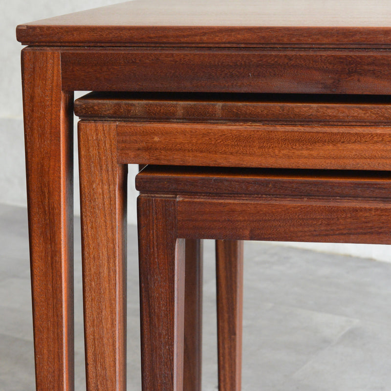 北欧 チーク ネストテーブル 04