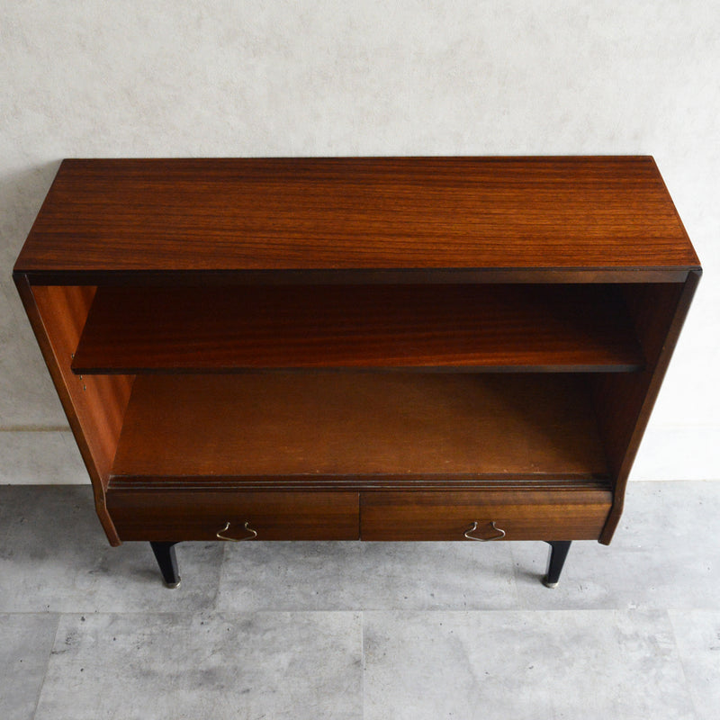 Jentique  ジェンティーク　ガラスキャビネット 52(天板剥離再塗装）