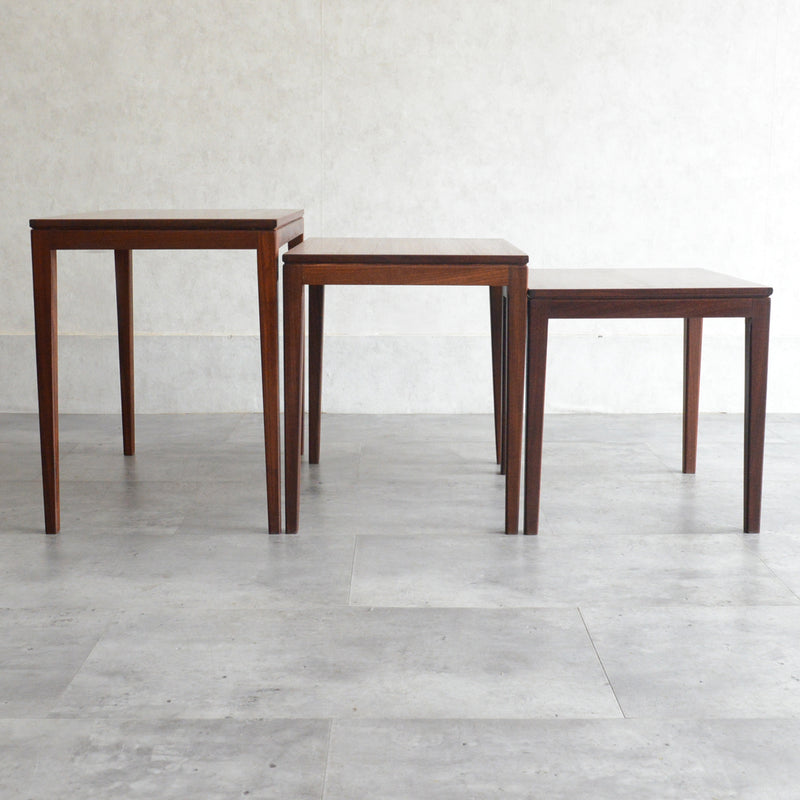 北欧 チーク ネストテーブル 04