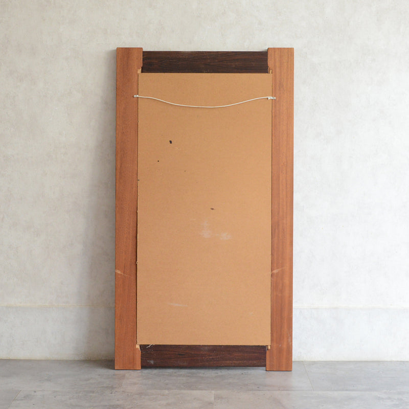 デンマークヴィンテージ  ローズウッド ブルータイル付ミラー6-72