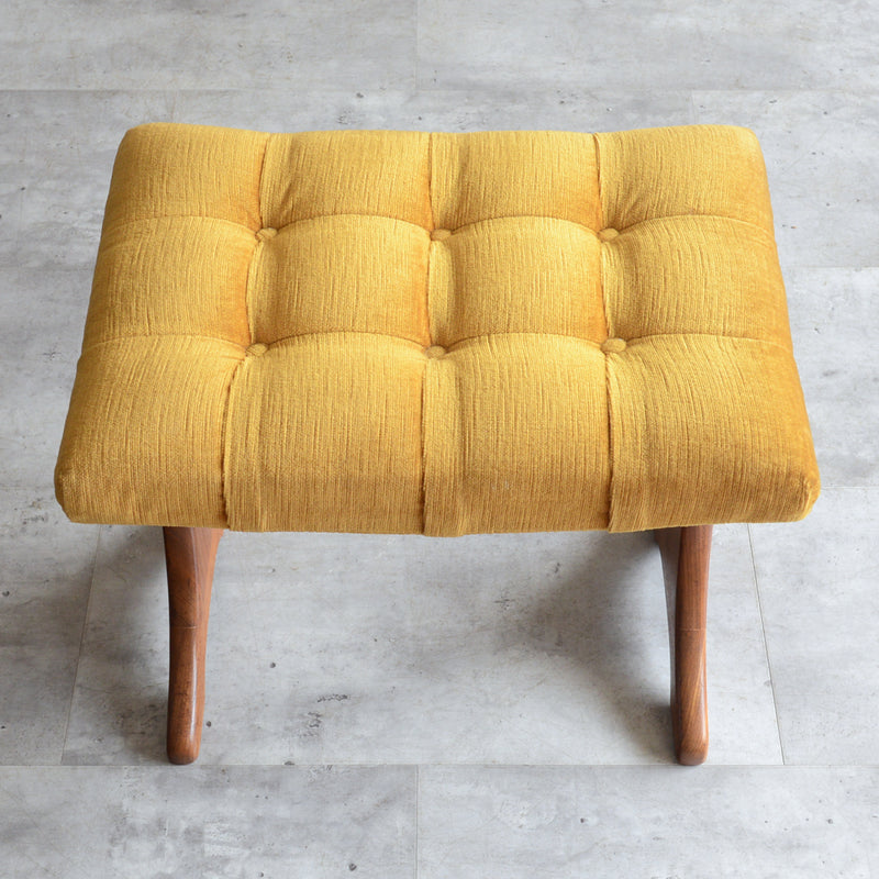 G-PLAN ジープラン Fresco スツール/オットマン（イエロー）