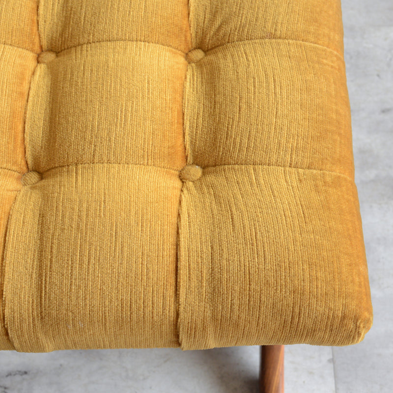 G-PLAN ジープラン Fresco スツール/オットマン（イエロー）