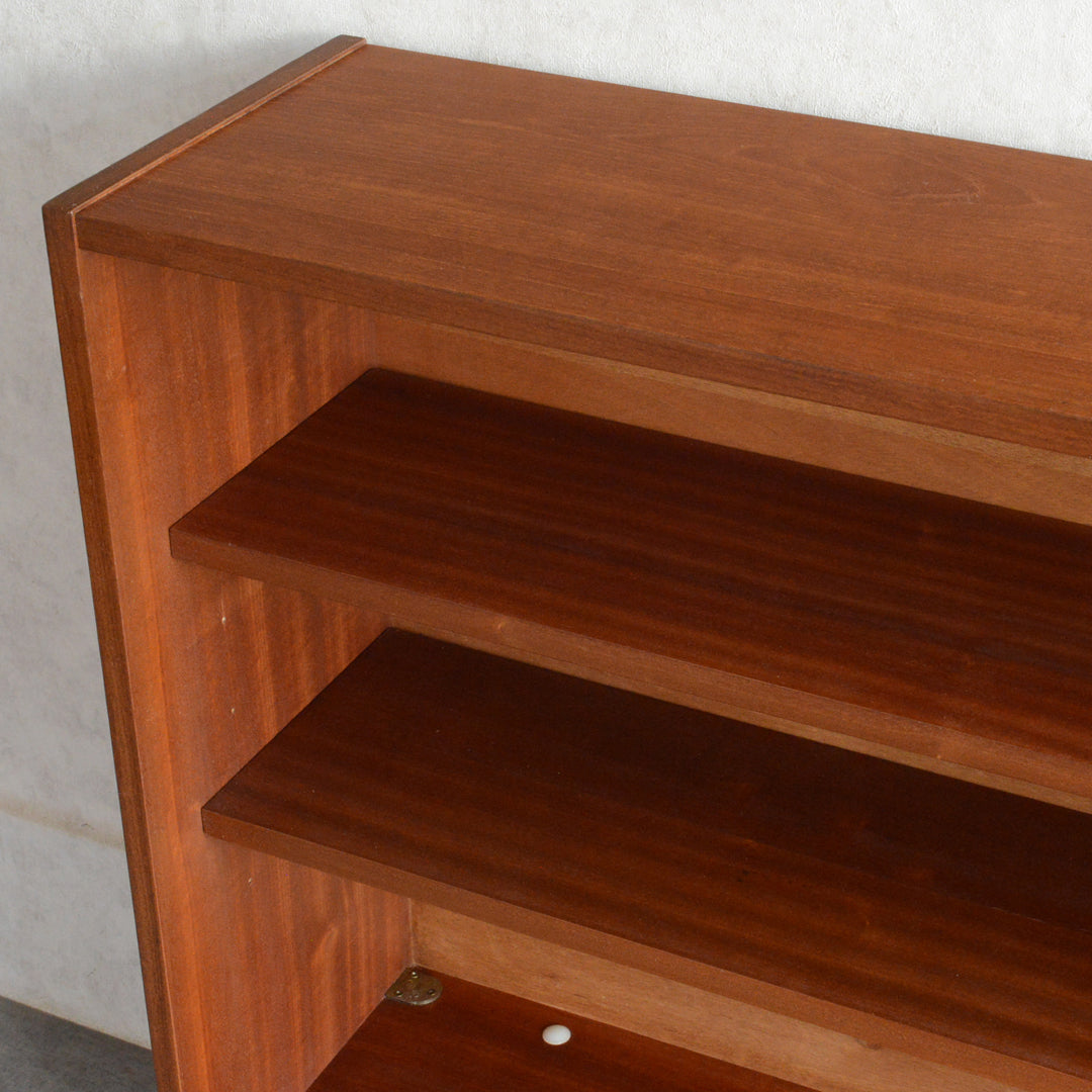 ミッドセンチュリー ヴィンテージ　チーク ガラスキャビネット 99