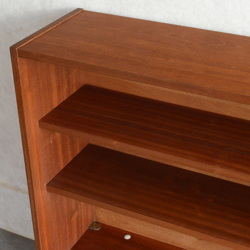 ミッドセンチュリー ヴィンテージ　チーク ガラスキャビネット 99