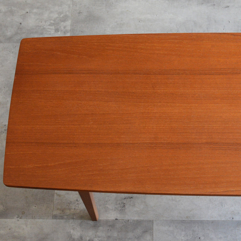 Nathan ネイサン　チークローテーブル41(天板剝離再塗装）