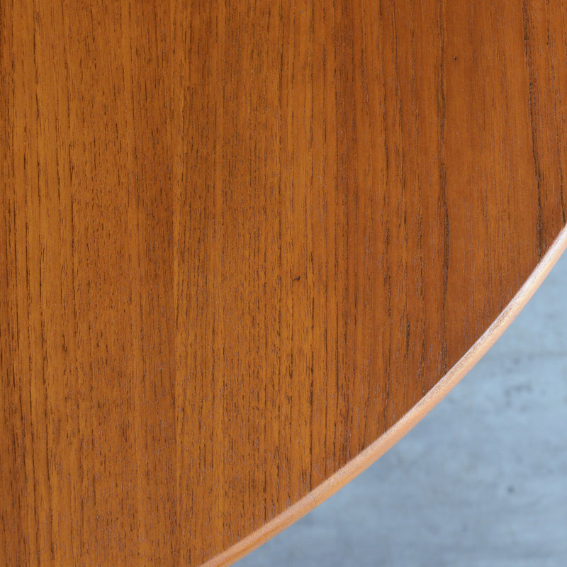 F様見学予約商品  Jentique ジェンティーク  コンパクト エクステンション ラウンドテーブル 02(天板剥離再塗装済)