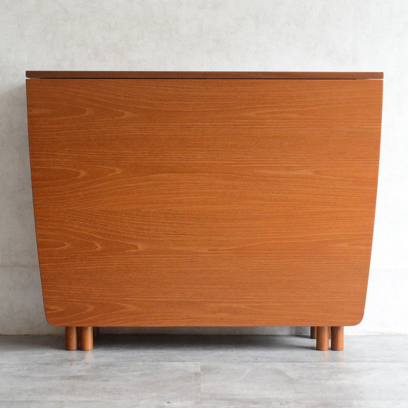 A.H.McINTOSH マッキントッシュ　ゲートレッグテーブル 05(レクタングル・天板剥離再塗装済）