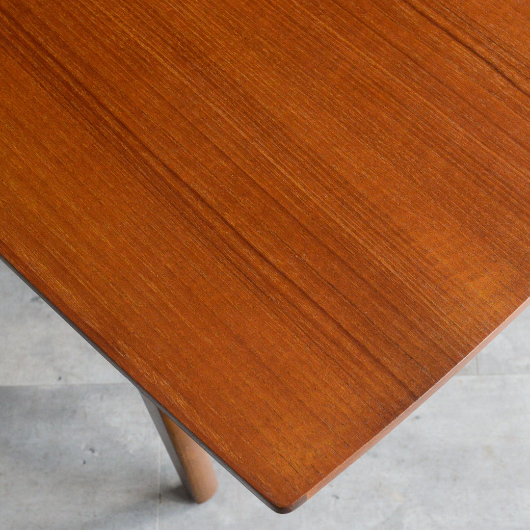 Nathan ネイサン　チークローテーブル41(天板剝離再塗装）