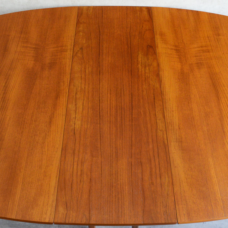 Nathan ネイサン ゲートレッグ ダイニングテーブル 10(オーバル・天板剝離再塗装済）