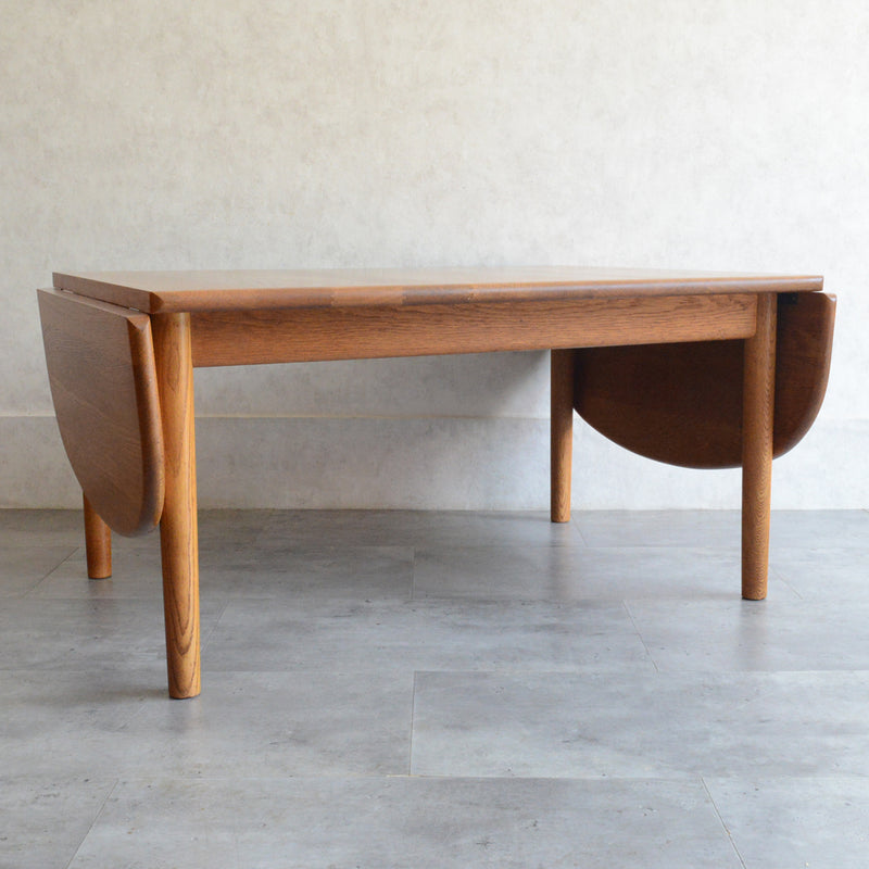 Hans J. Wegner GE82/85  拡張式オークローテーブル8-49